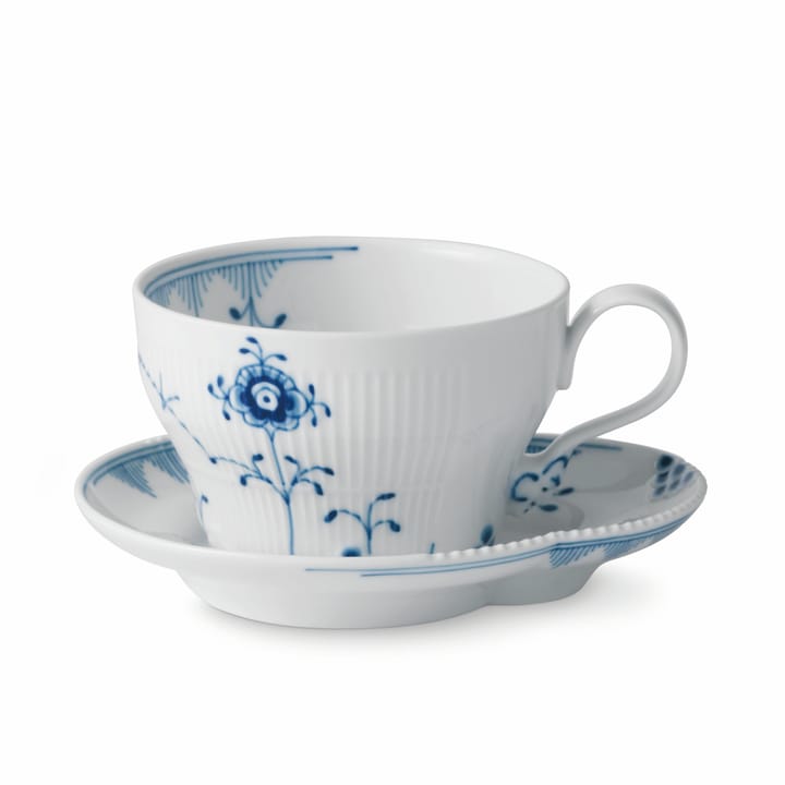 Blue Elements kopp med asjett 26 cl - 26 cl - Royal Copenhagen