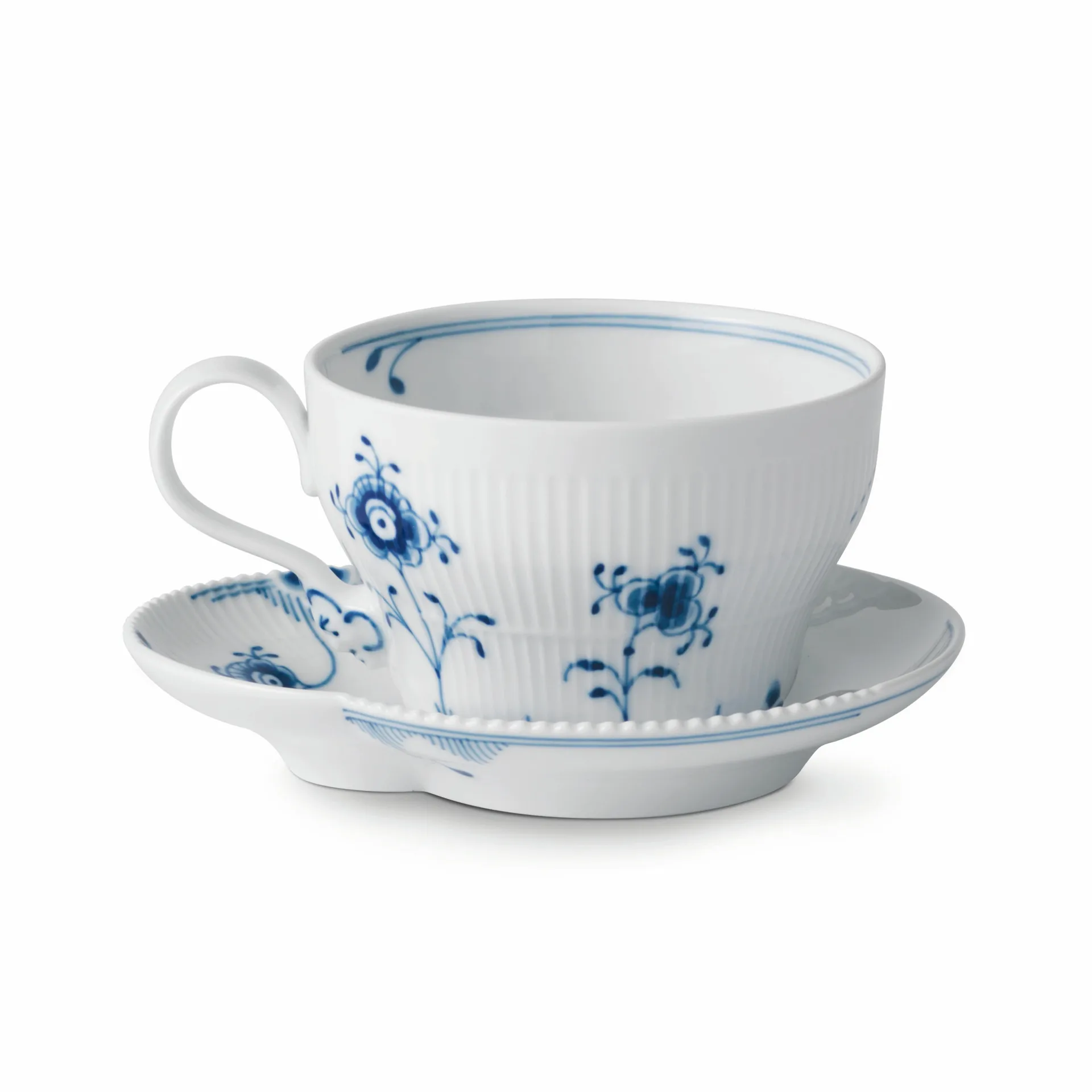 Blue Elements kopp med asjett 26 cl, 26 cl Royal Copenhagen