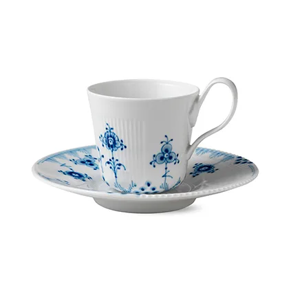 Blue Elements kopp med skål, 25 cl Royal Copenhagen