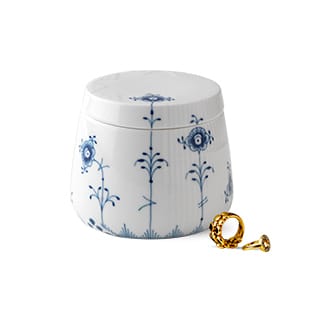 Blue Elements skål med lokk, 40 cl Royal Copenhagen