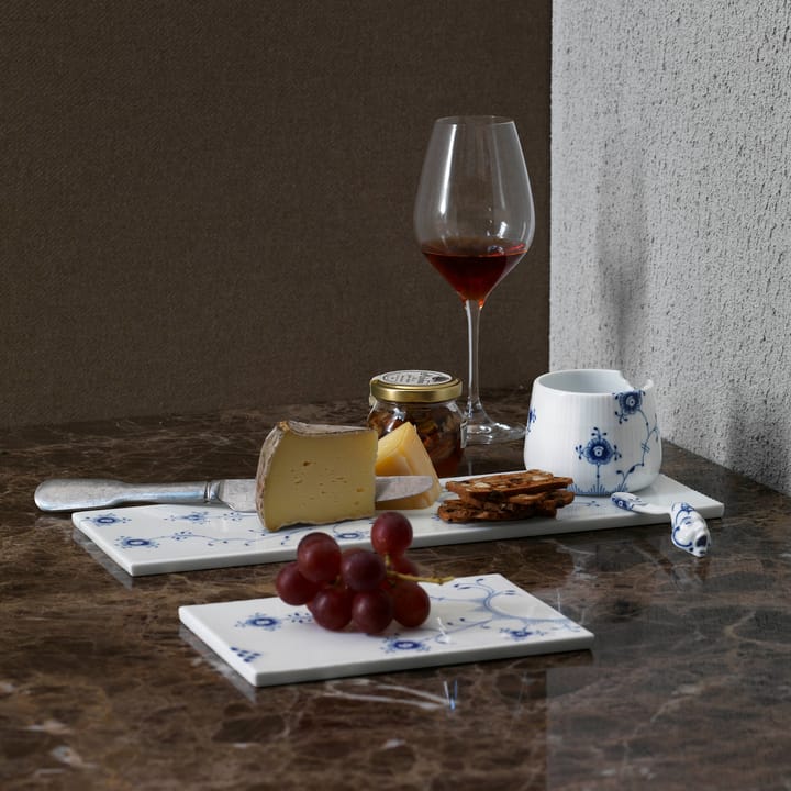 Blue Elements sukkerskål med skje, 20 cl Royal Copenhagen