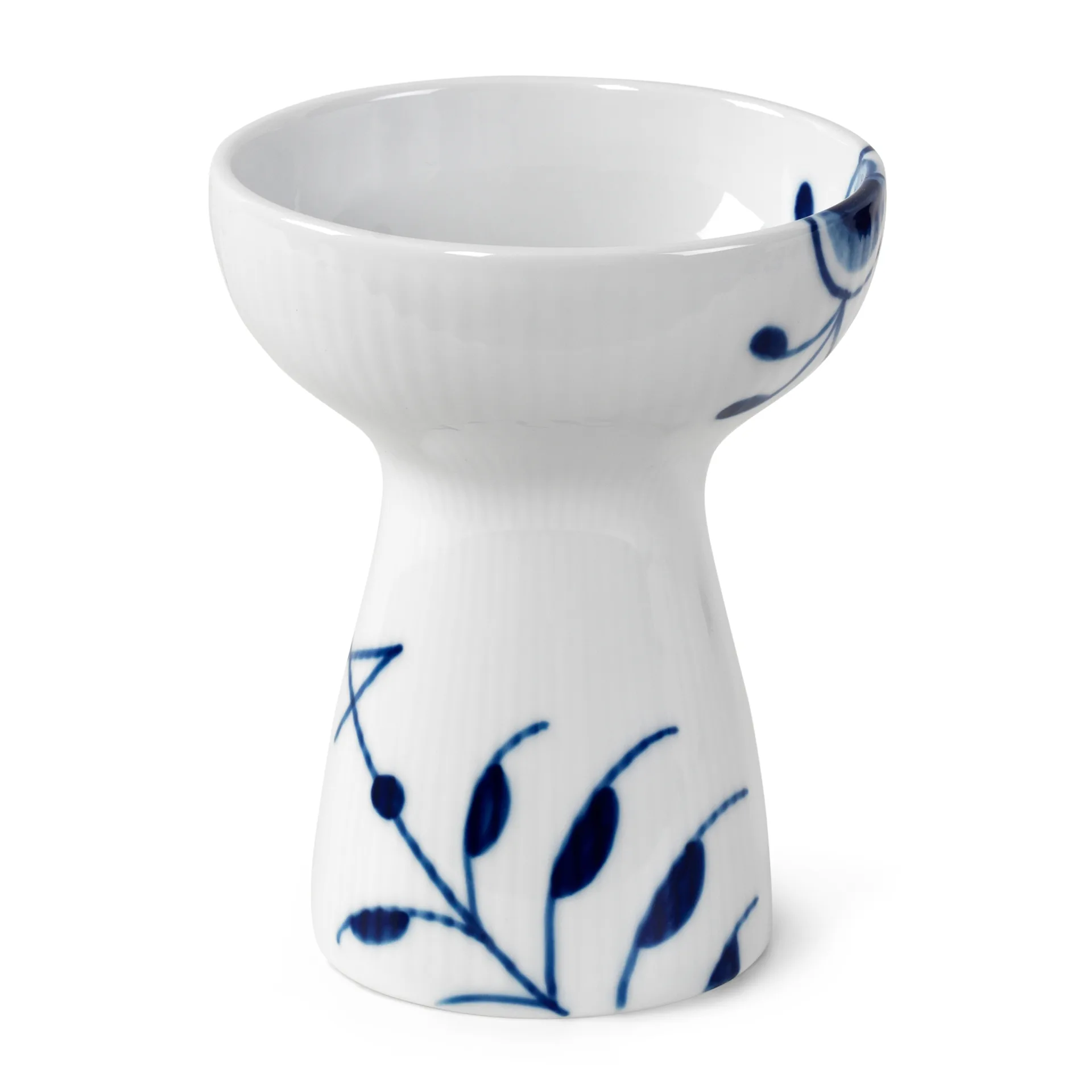 Blue Fluted Mega åpen vase, 11 cm Royal Copenhagen