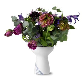Blue Fluted Mega åpen vase - 15 cm - Royal Copenhagen