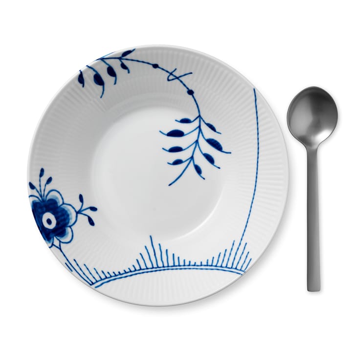 Blue Fluted Mega dyp tallerken 2, 24 cm Royal Copenhagen