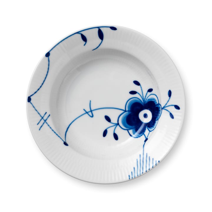 Blue Fluted Mega dyp tallerken - Diameter 17 cm - Royal Copenhagen