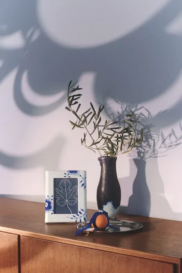 Blue Fluted Mega fotoramme 16,5x21 cm - White-blue - Royal Copenhagen