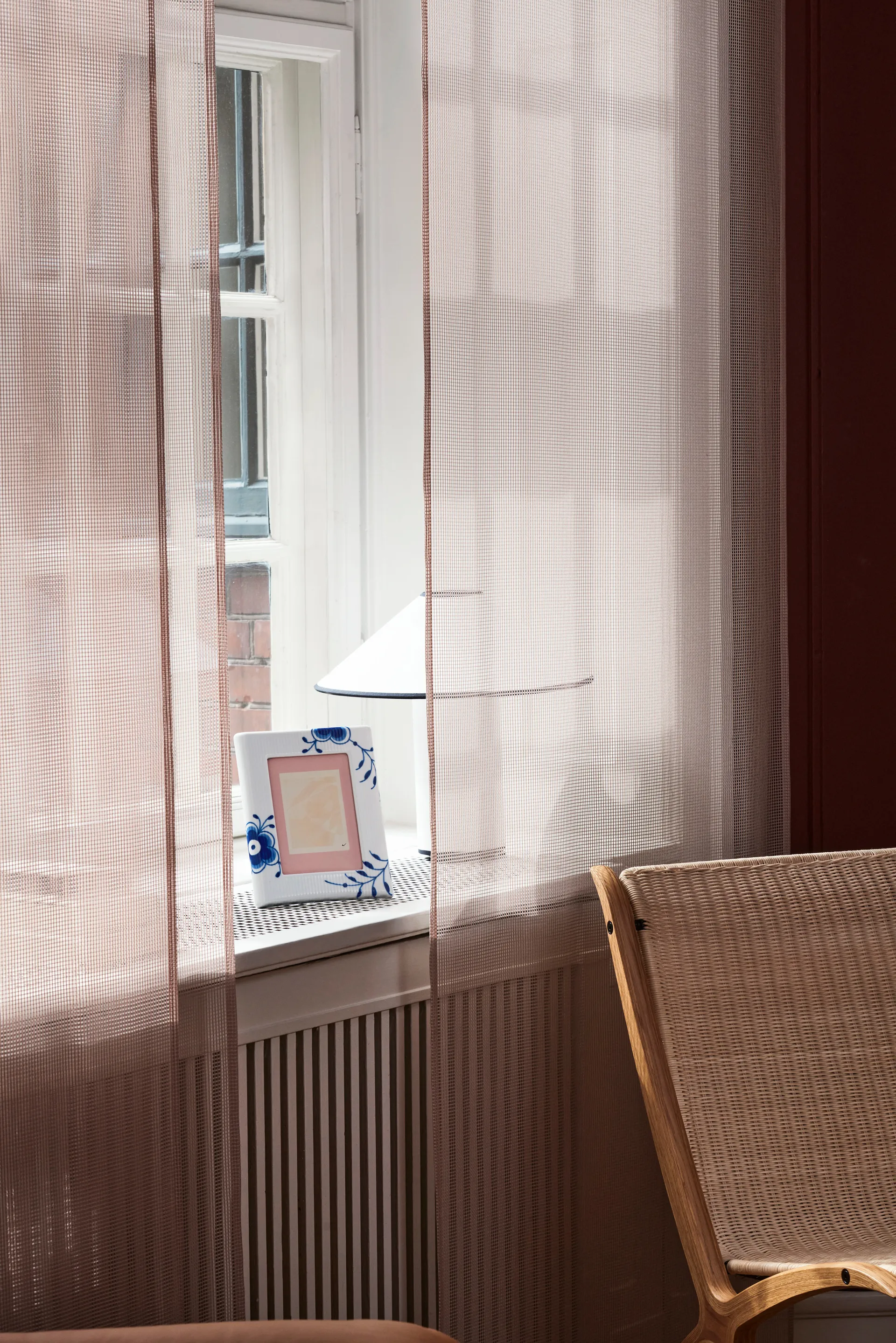 Blue Fluted Mega fotoramme 16,5x21 cm, White-blue Royal Copenhagen