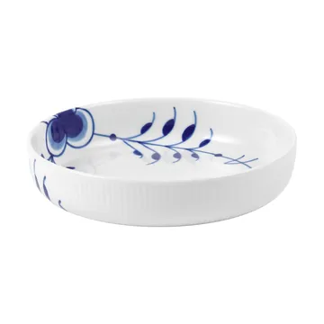 Blue Fluted Mega ildfast form Ø18,5 cm - White-blue - Royal Copenhagen