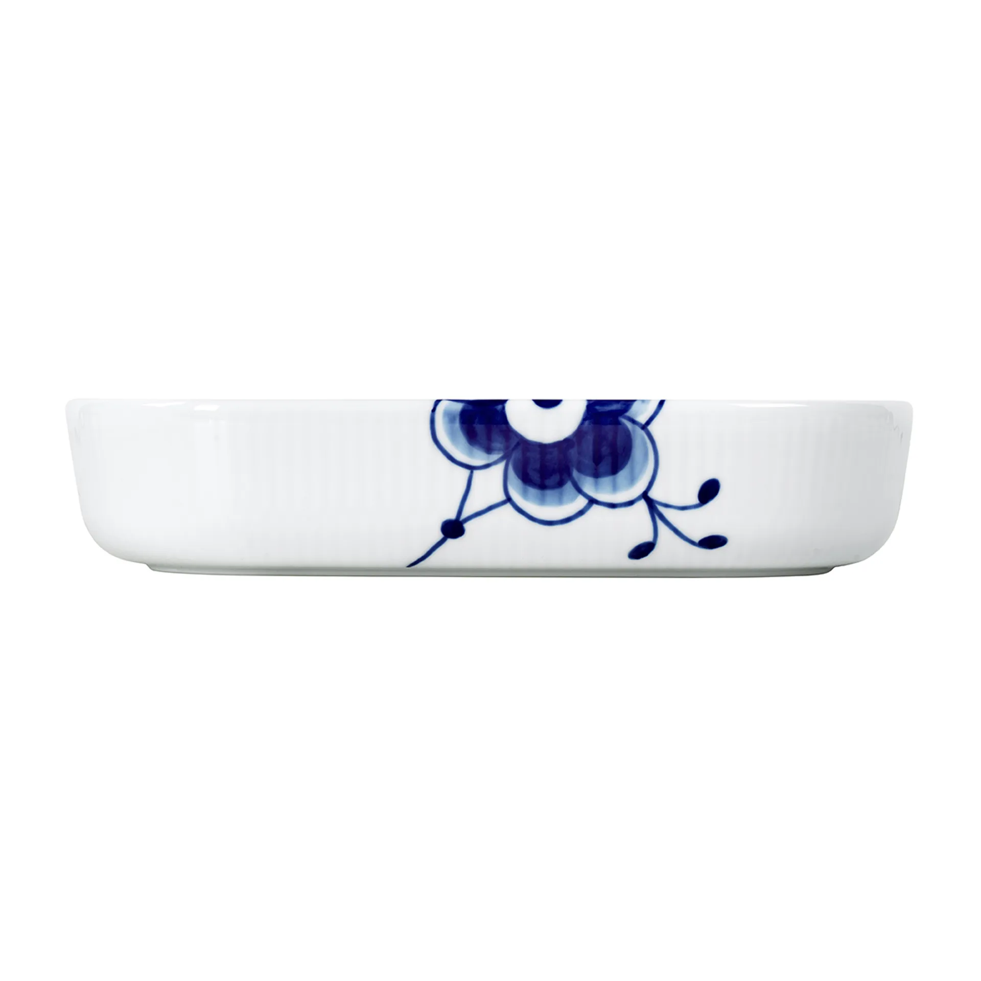 Blue Fluted Mega ildfast form firkantet, 25 x 25 cm Royal Copenhagen