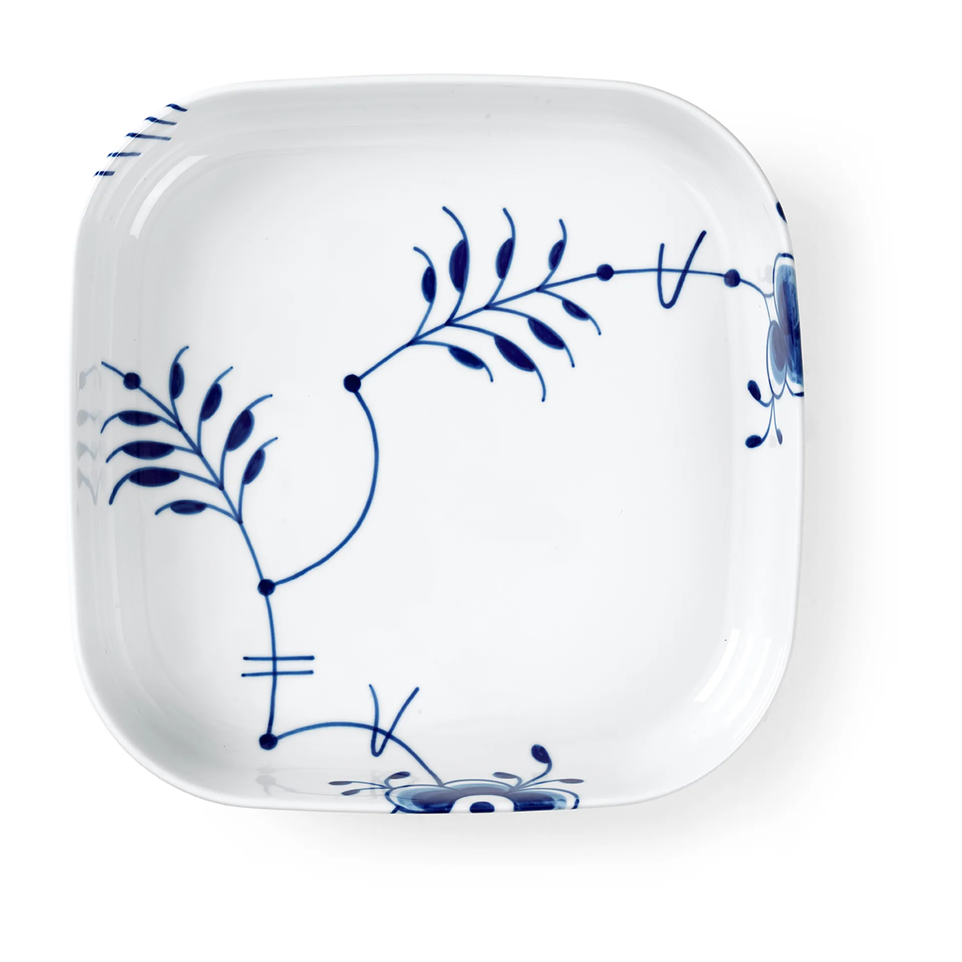 Blue Fluted Mega ildfast form firkantet, 25 x 25 cm Royal Copenhagen