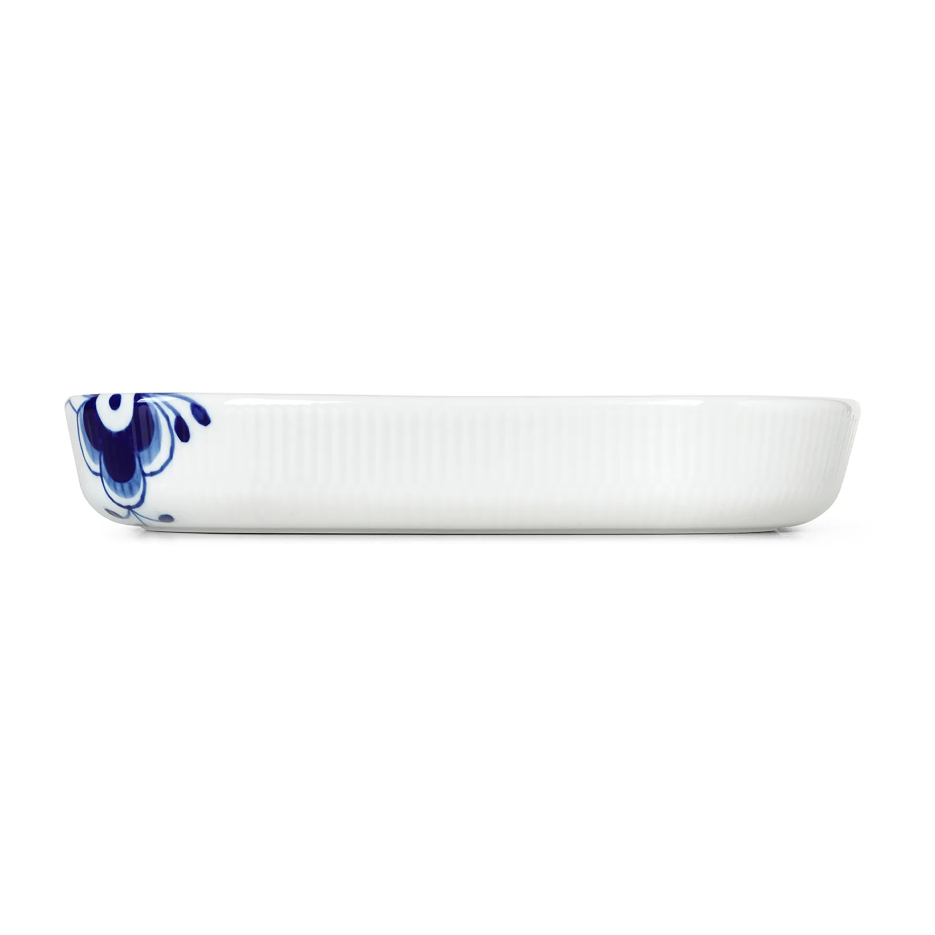 Blue Fluted Mega ildfast form firkantet, 30 x 30 cm Royal Copenhagen