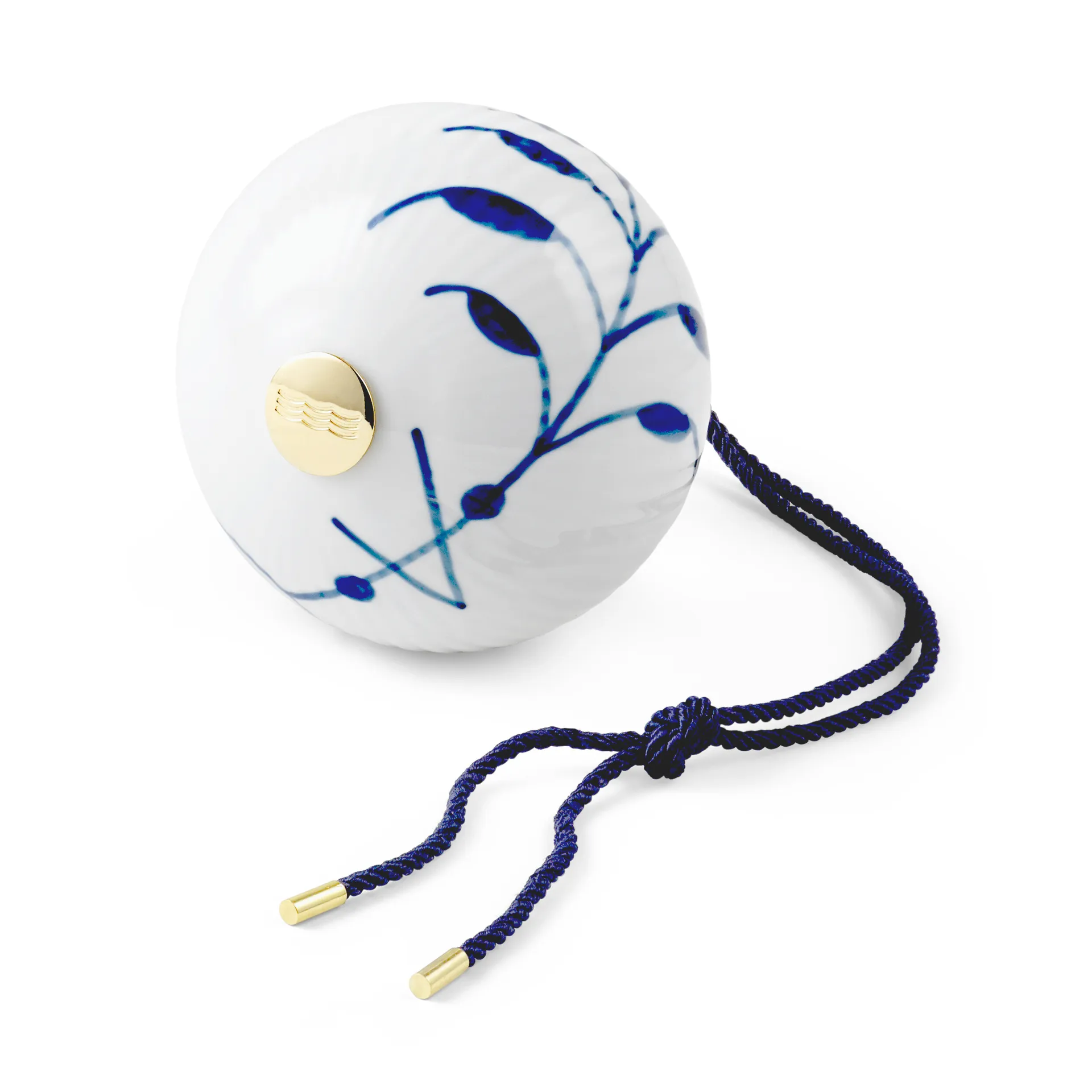 Blue Fluted Mega julekule 1, Ø 9,5 cm Royal Copenhagen