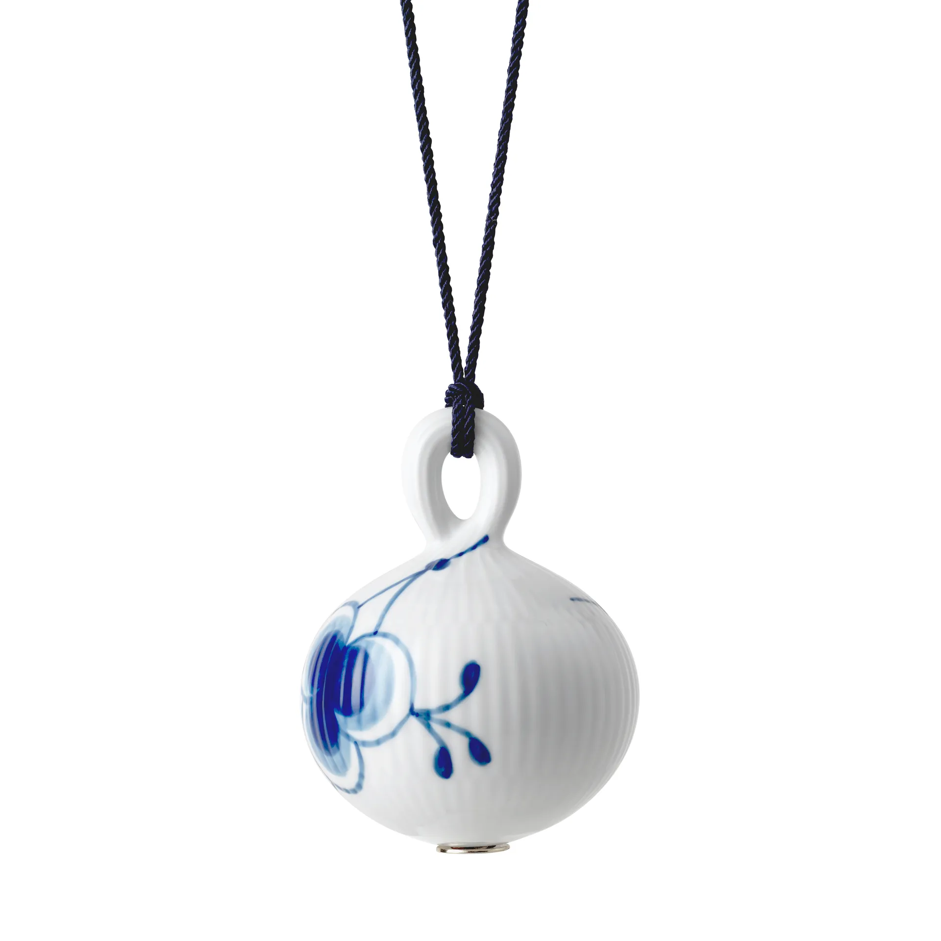 Blue Fluted Mega julekule 1, Ø 9,5 cm Royal Copenhagen