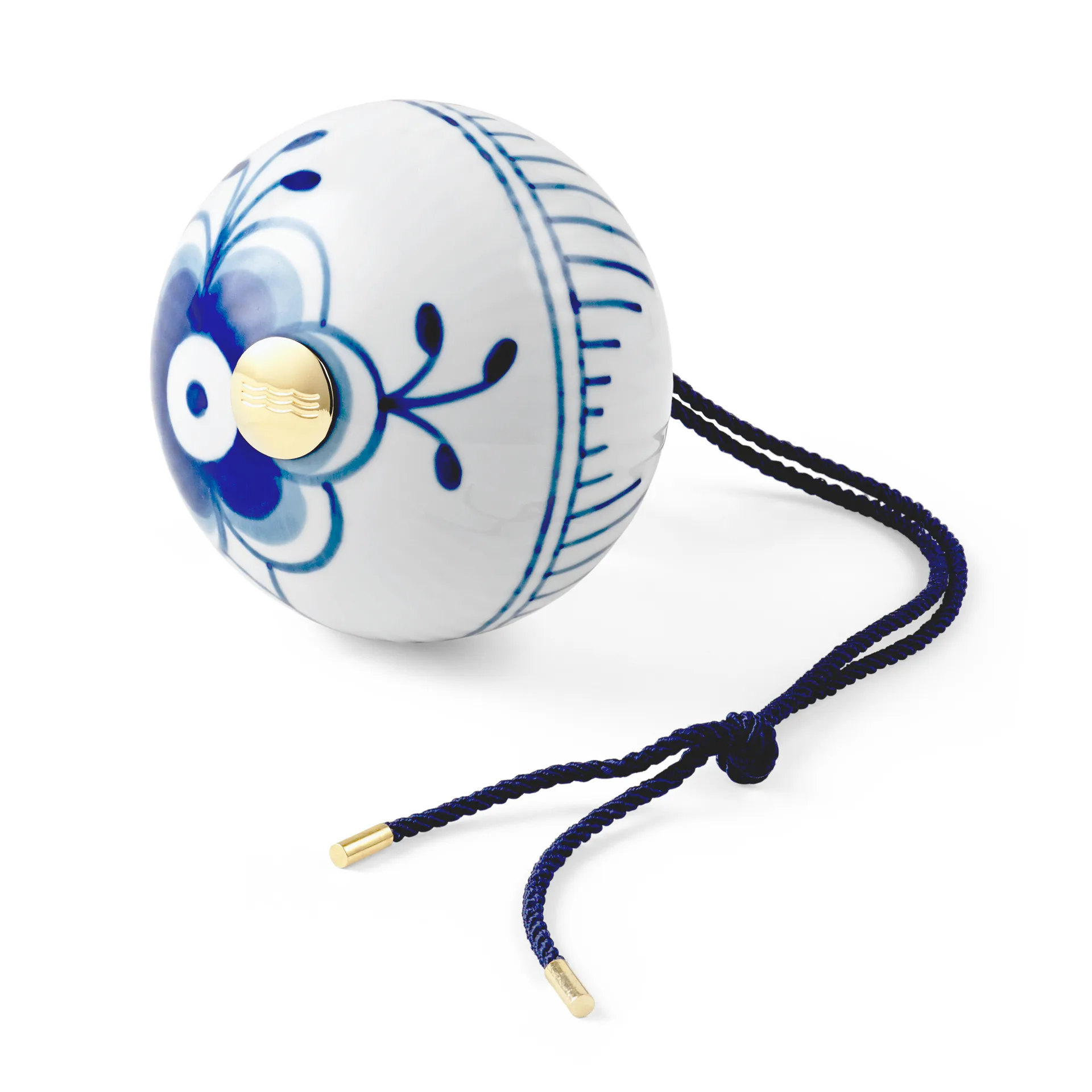 Blue Fluted Mega julekule 2, Ø 9,5 cm Royal Copenhagen