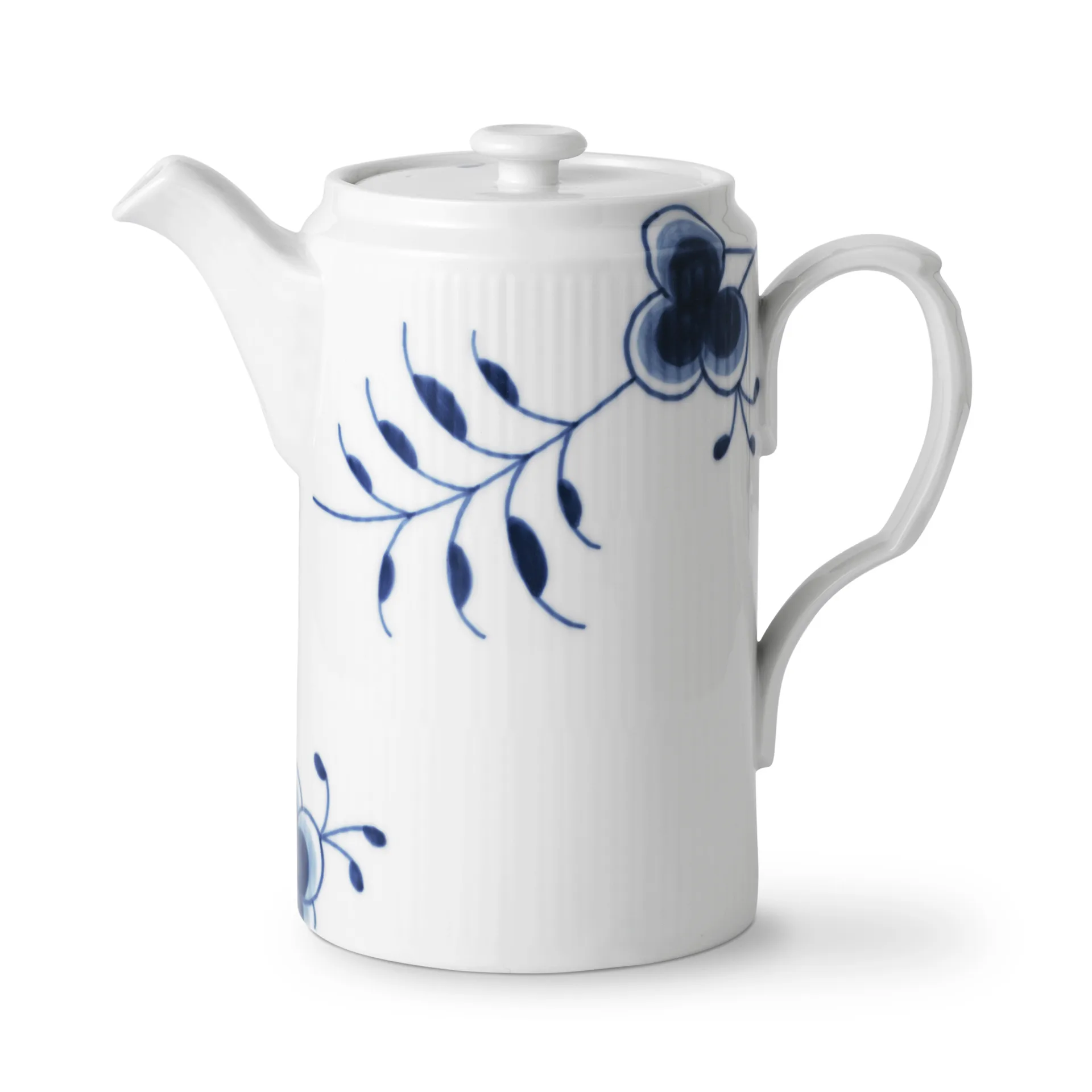 Blue Fluted Mega kanne med lokk, 1,1 l Royal Copenhagen