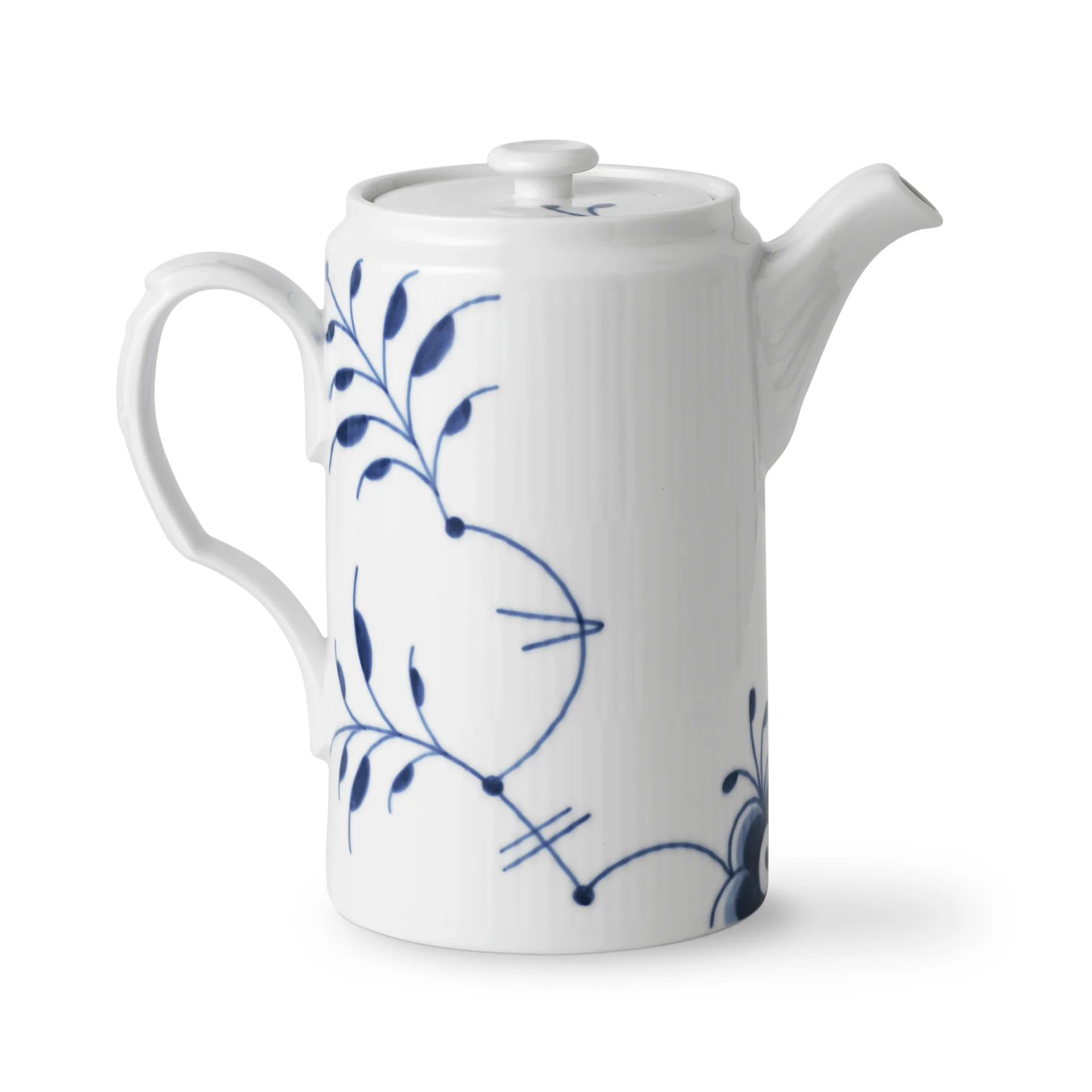 Blue Fluted Mega kanne med lokk, 1,1 l Royal Copenhagen