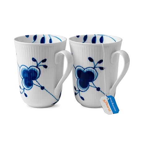 Blue Fluted Mega krus 2-pakn., 33 cl Royal Copenhagen