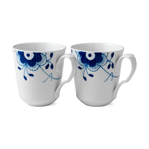 Blue Fluted Mega krus 2-pakn. - 37 cl - Royal Copenhagen