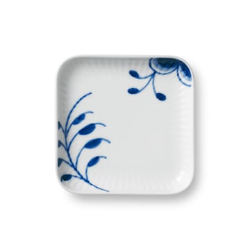 Blue Fluted Mega kvadratisk tallerken - 9x9 cm - Royal Copenhagen