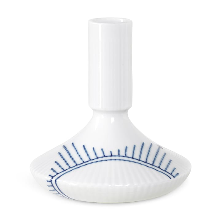 Blue Fluted Mega lysestake, 12 cm Royal Copenhagen