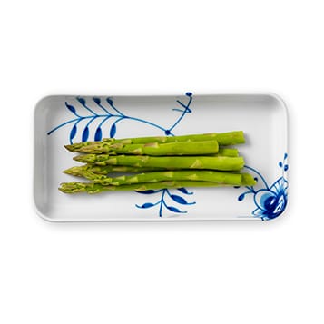 Blue Fluted Mega rektangulært fat - 24 cm - Royal Copenhagen