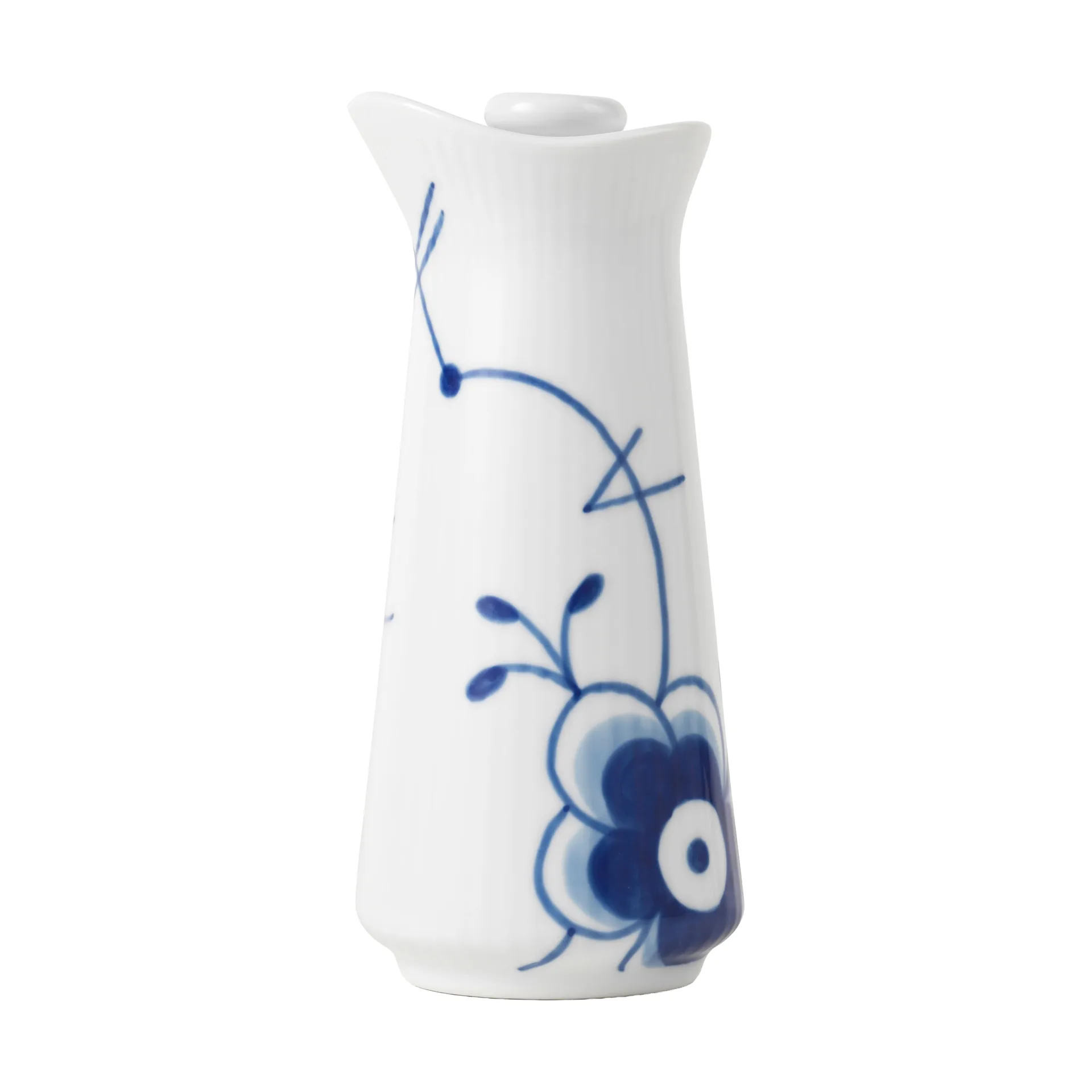 Blue Fluted Mega sauskanne med lokk 0,33 L, White-blue Royal Copenhagen
