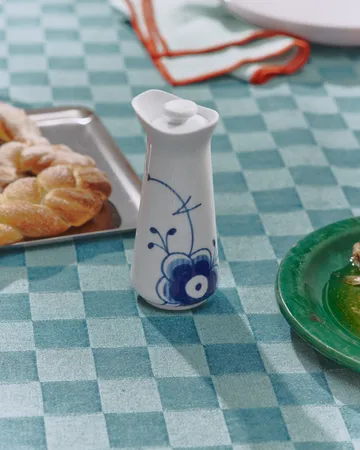 Blue Fluted Mega sauskanne med lokk 0,33 L - White-blue - Royal Copenhagen