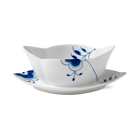 Blue Fluted Mega sauskopp med skål, 55 cl Royal Copenhagen