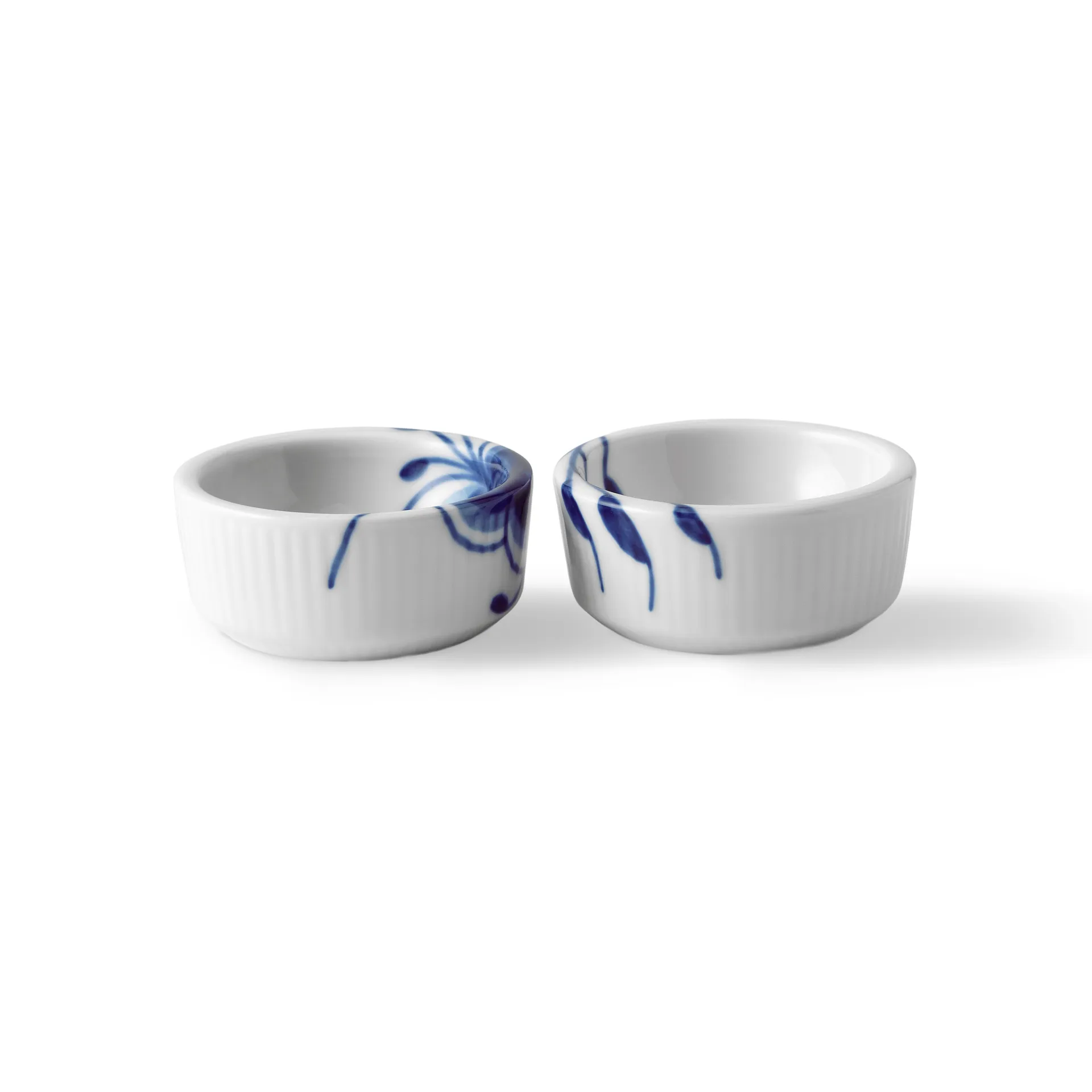 Blue Fluted Mega skål 2-stk., 3 cl Royal Copenhagen