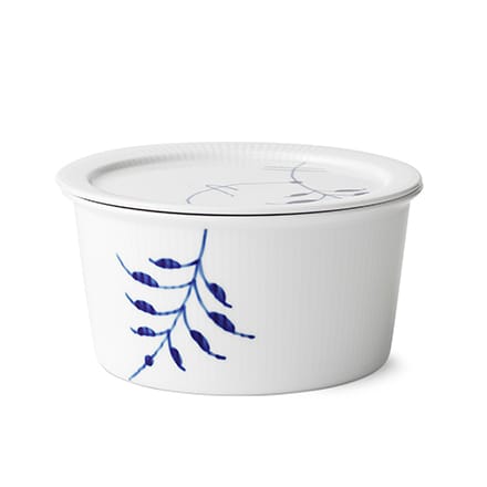 Blue Fluted Mega skål med lock, 100 cl Royal Copenhagen