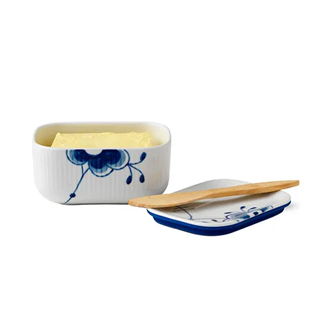 Blue Fluted Mega smørskål, 6,8 cm Royal Copenhagen