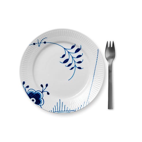 Blue Fluted Mega tallerken 2, Diameter 19 cm Royal Copenhagen