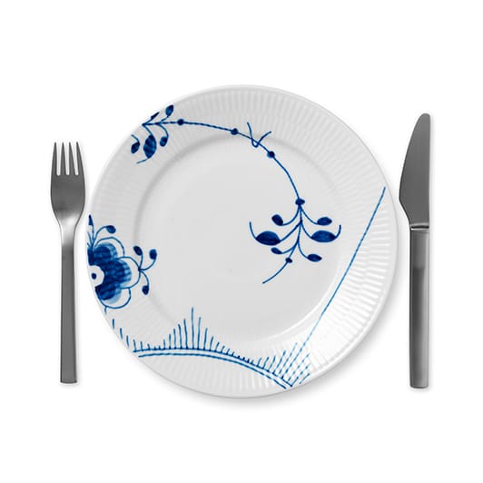 Blue Fluted Mega tallerken 2, Diameter 22 cm Royal Copenhagen