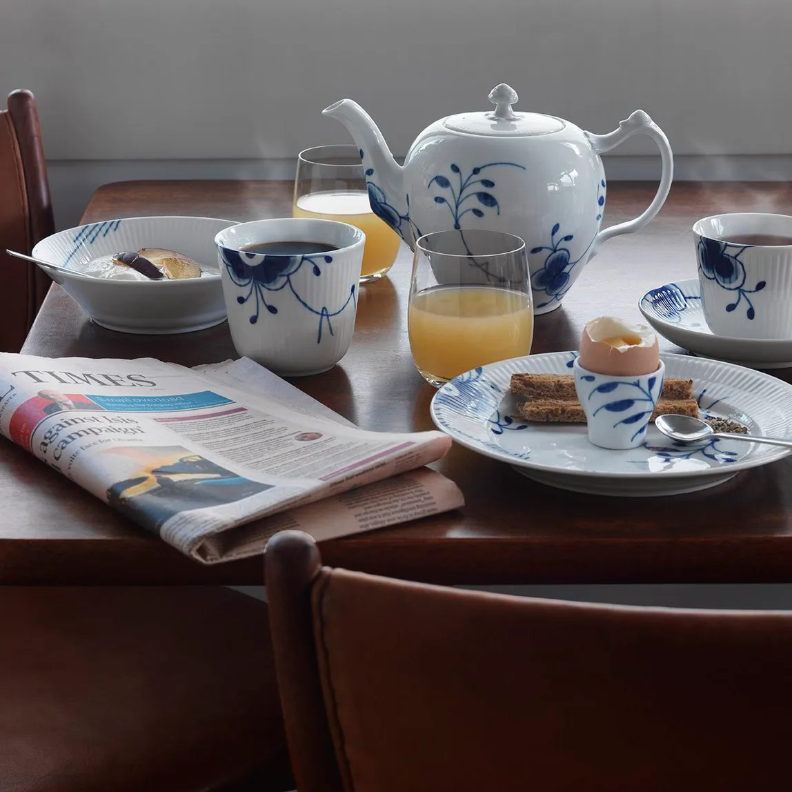 Blue Fluted Mega termokrus 2-pakn., 26 cl Royal Copenhagen