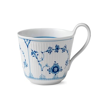 Blue Fluted Plain kopp, 33 cl med hank Royal Copenhagen