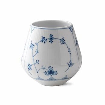 Blue Fluted Plain vase - 15 cm - Royal Copenhagen