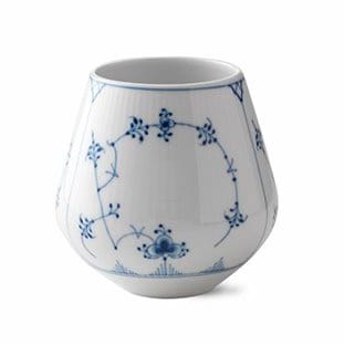 Blue Fluted Plain vase - 21 cm - Royal Copenhagen