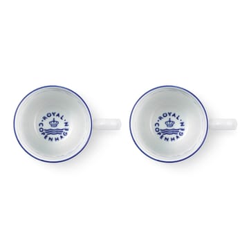 Blueline kopp 28 cl 2-stk. - Hvit-blå - Royal Copenhagen