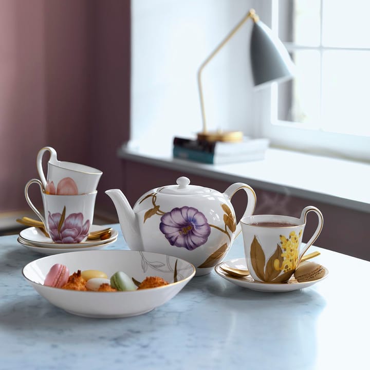 Flora kopp og skål, iris Royal Copenhagen