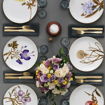 Flora tallerken diameter 27 cm - magnolia - Royal Copenhagen