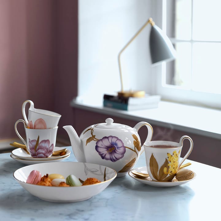 Flora tekanne, blomst for dagen Royal Copenhagen