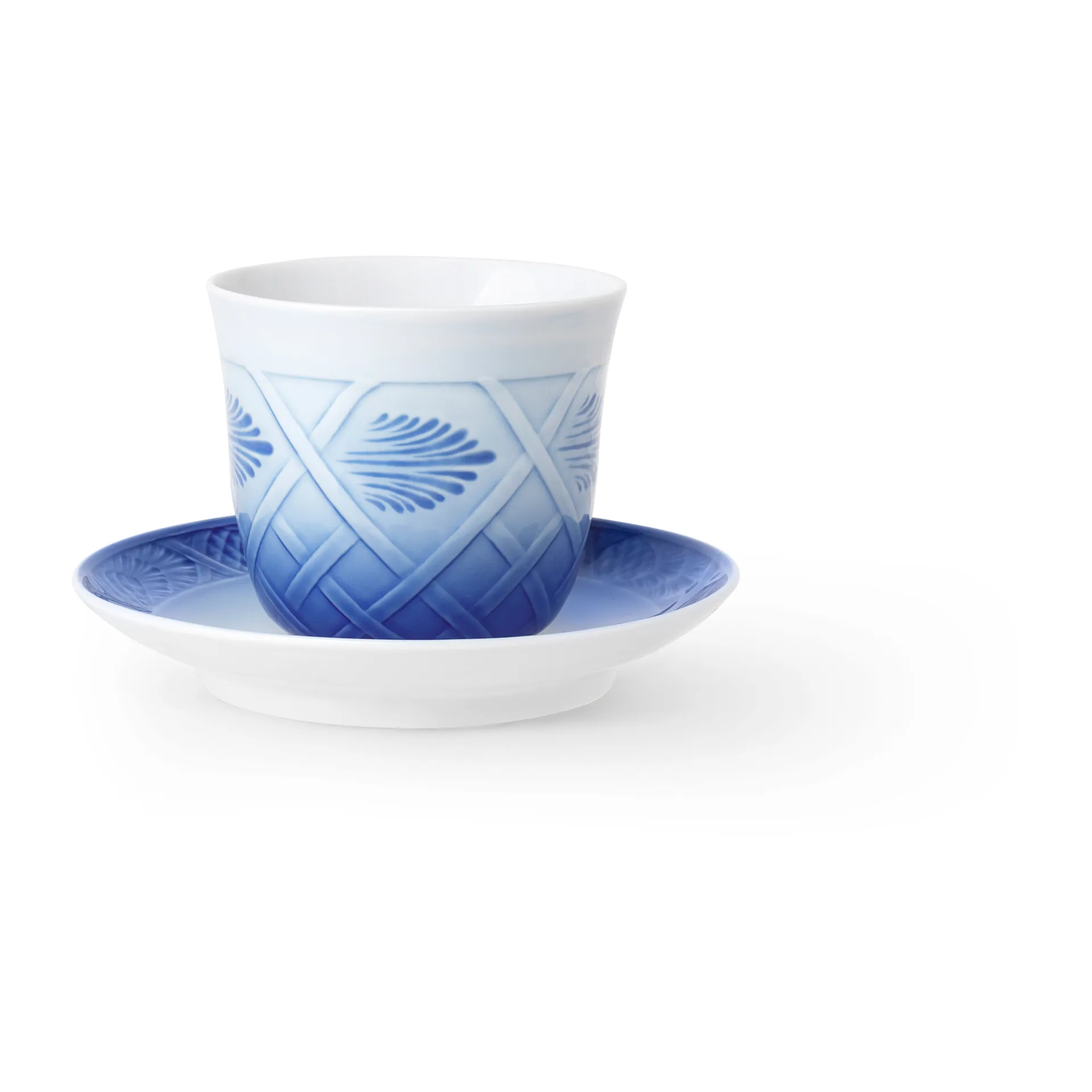 Kopp og tallerken 2022, hvit Royal Copenhagen