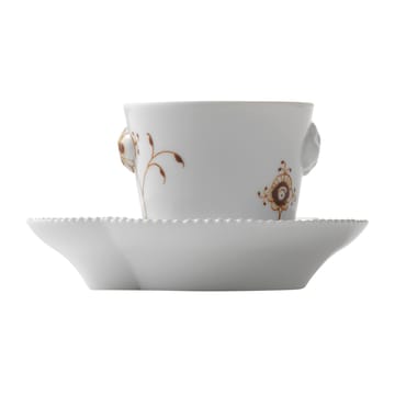 Multicoloured Elements mocca espressokopp og fat - 10 cl - Royal Copenhagen