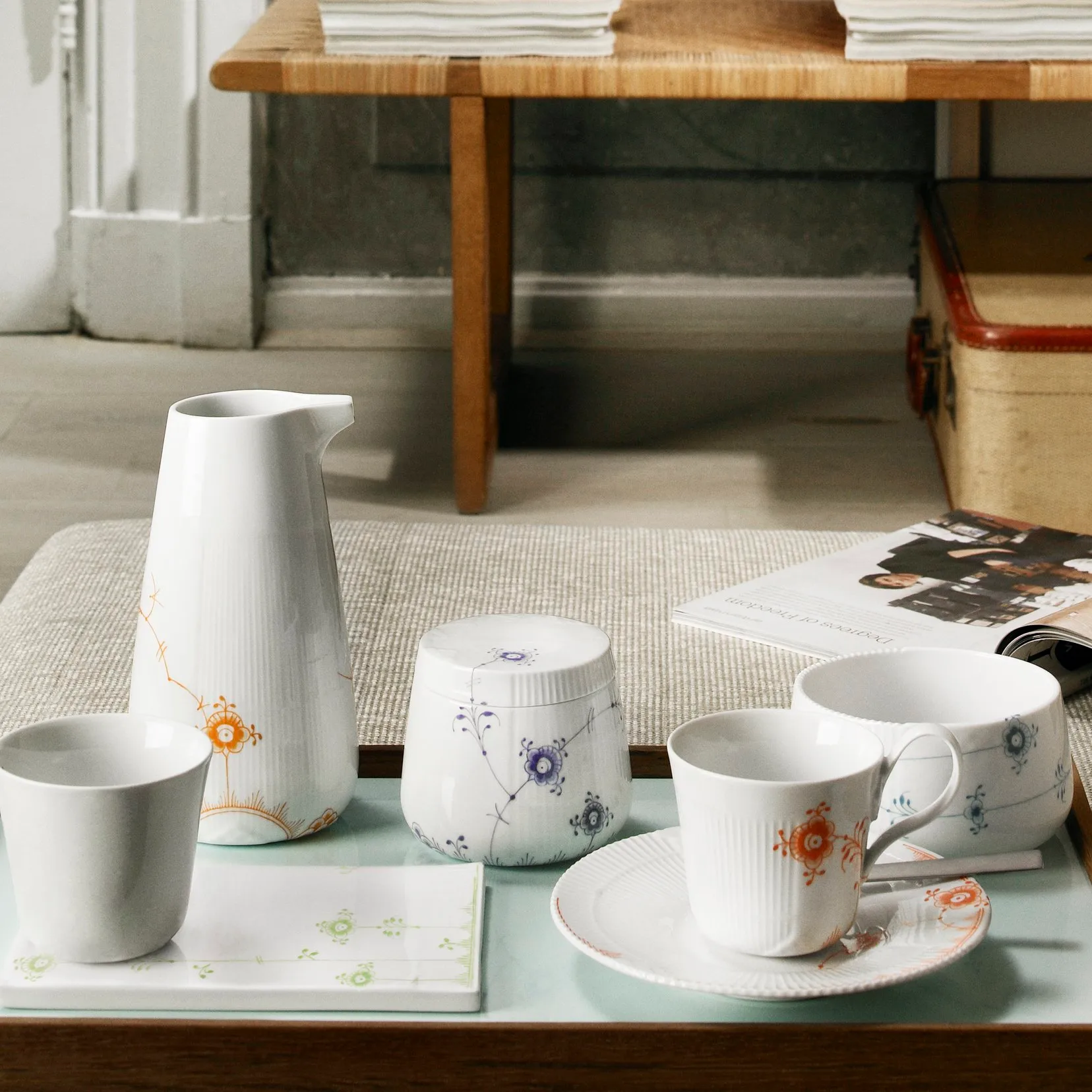 Multicoloured Elements mugge, 70 cl Royal Copenhagen