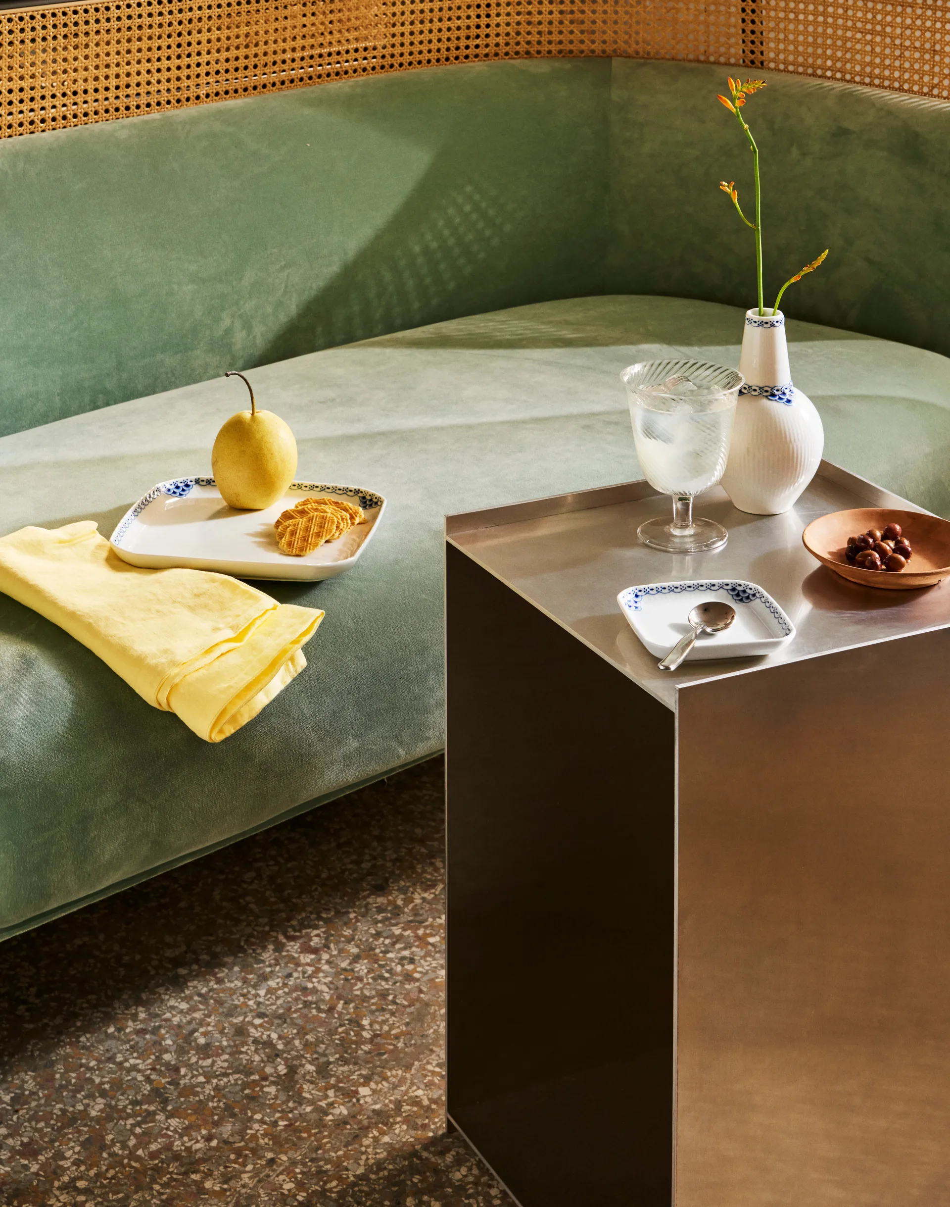 Princess firkantet asjett, Ø 10 cm Royal Copenhagen