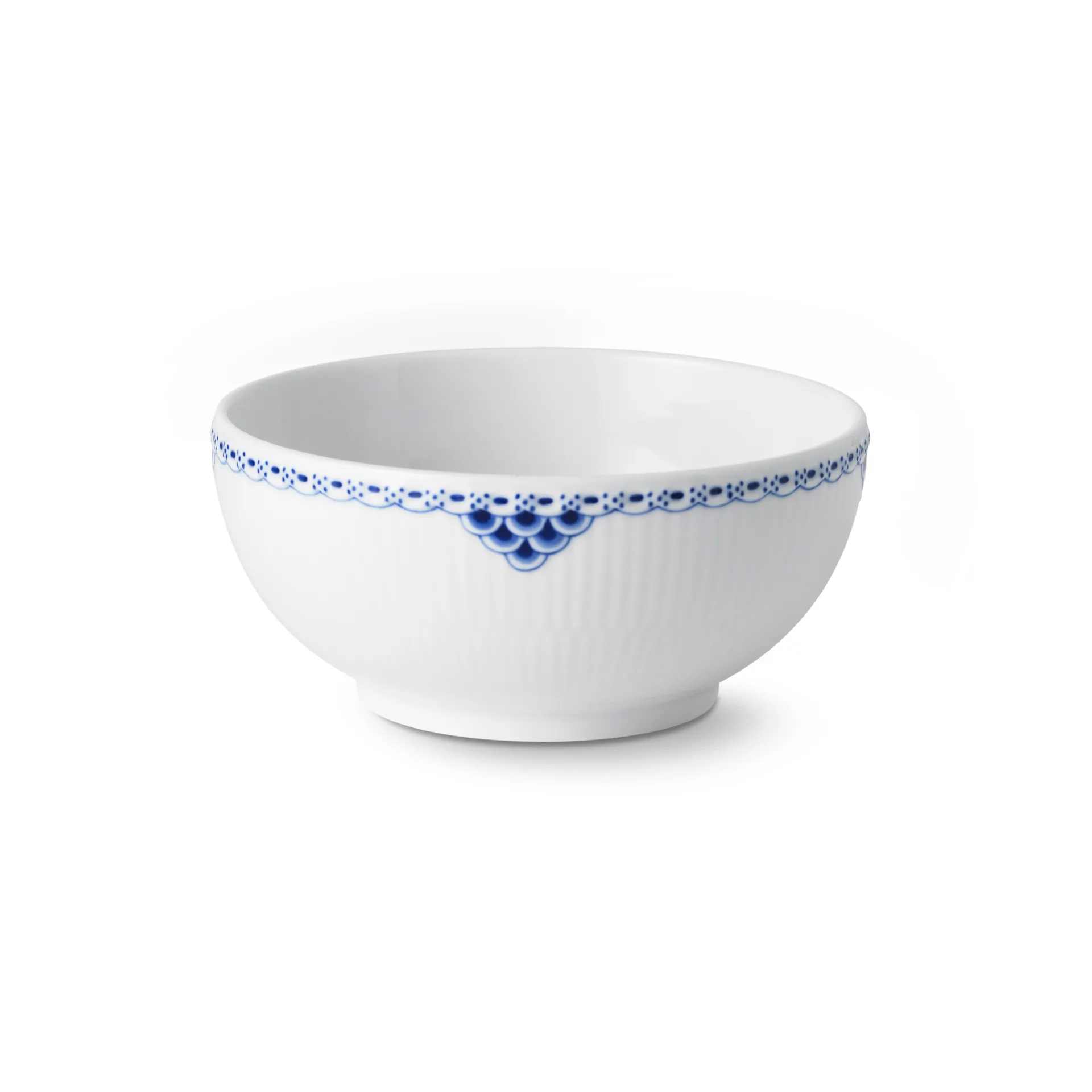 Princess skål 15 cm, Hvit-blå Royal Copenhagen
