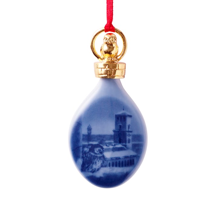 Royal Copenhagen julekule 2020 - Blå - Royal Copenhagen