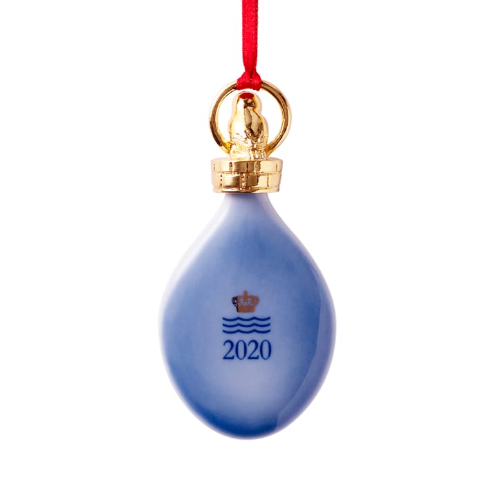 Royal Copenhagen julekule 2020 - Blå - Royal Copenhagen