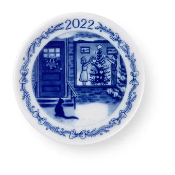 Royal Copenhagen juleplakett 2022 - hvit - Royal Copenhagen