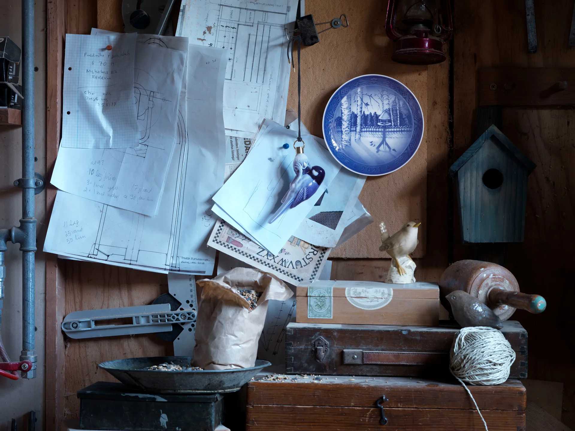 Royal Copenhagen juletallerken 2021, Blå Royal Copenhagen